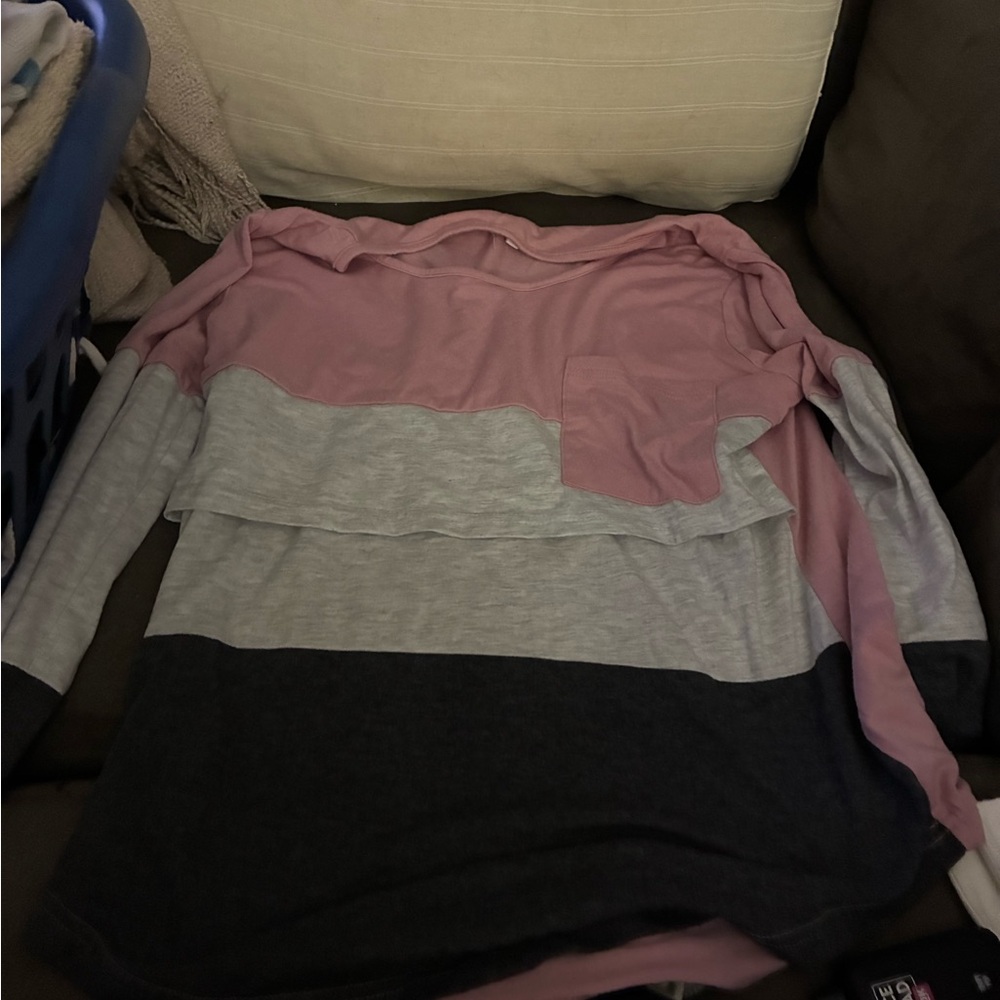Colorblock Long Sleeve Top